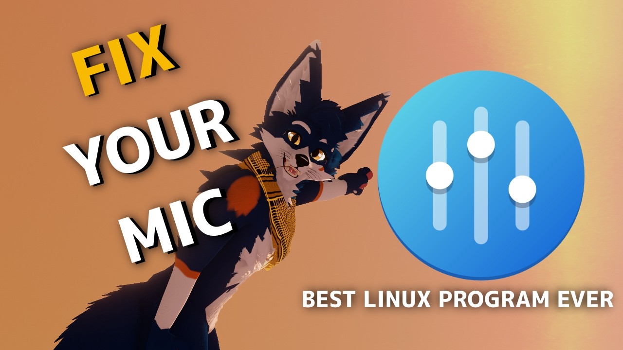 FIX YOUR MIC - My Favorite Linux Program!