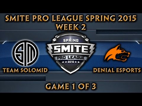 Smite Pro League: NA Week 2 - Team SoloMid vs. Denial Esports (Game 1 of 3)