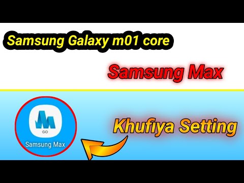 Samsung Galaxy m01 core Samsung Max Khufiya Setting