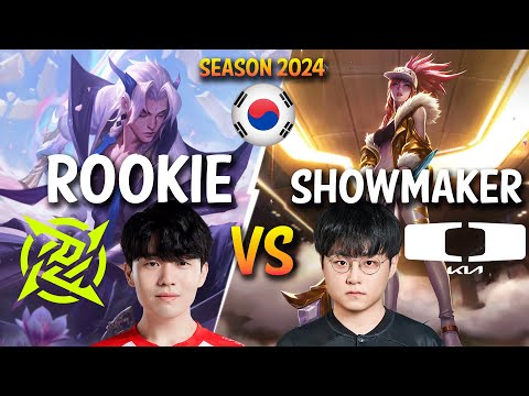 NIP Rookie vs DK ShowMaker - Rookie YONE vs ShowMaker AKALI Mid - Patch 14.11 KR Ranked GRANDMASTER