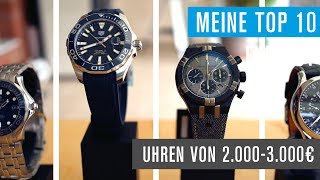 Uhren von 2000 - 3000 €: Sinn, Meistersinger, Breitling, Junghans, Tag Heuer & mehr