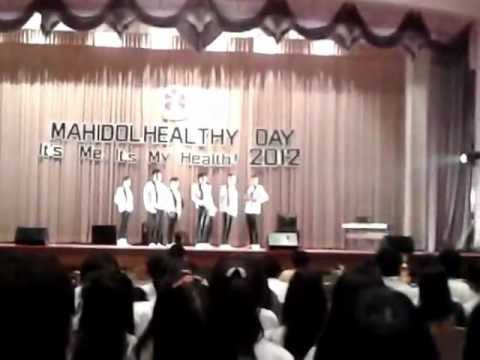 [120721] Sheriff (Cover U-KISS) - Man Man Ha Ni + Doradora @ Mahidol Healthy Day 2012