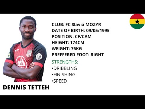 Dennis Tetteh ● FC Slavia MOZYR ● CF/CAM ● Highlights