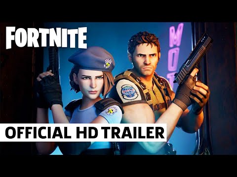 Fortnite x Resident Evil Chris Redfield and Jill Valentine Trailer