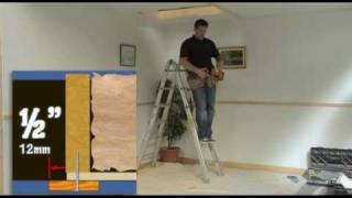 preview picture of video 'Fitting semi automatic Stira Folding Attic Stairs loft ladder'