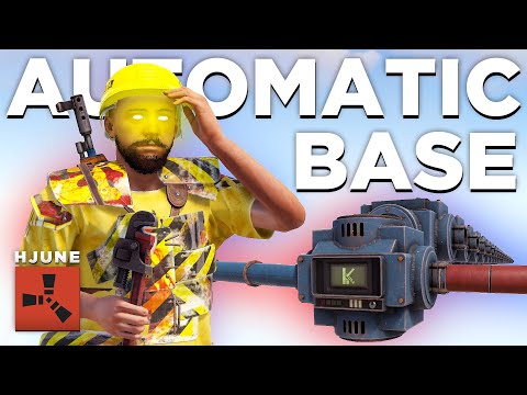 I made an automatic base that farms for me in Rust...