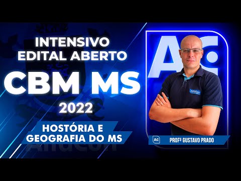 Concurso CBM MS 2022 - Curso Completo História e Geografia do MS - Black Friday AlfaCon