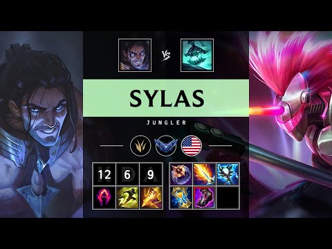 Sylas Jungle vs Hecarim: Triple Kill, Legendary - NA Diamond Patch 25.S1.1