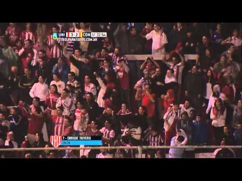 Gol de Triverio. Unión 4 - Crucero 2. Fecha 12. Primera División 2015. FPT.