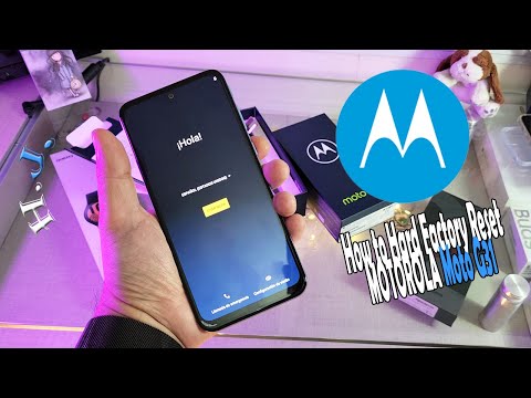 How to Hard Factory Reset: MOTOROLA Moto G31
