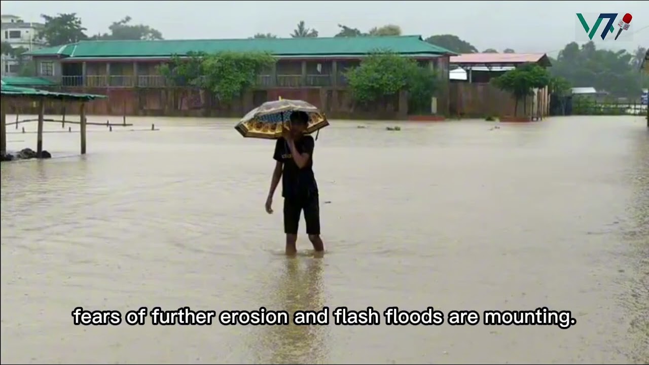 Heavy Rain Raises River Levels, Landslide Alert in Khagrachhari
