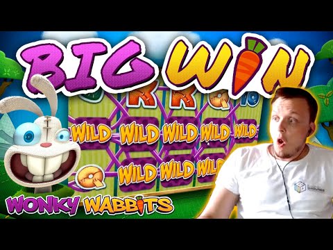 HIGH STAKE SUPER HIT on Wonky Wabbits Slot!!