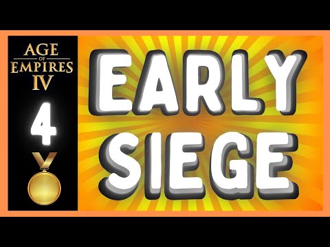 Early Siege | Age of Empires 4 | Art of WAR | GOLD!!