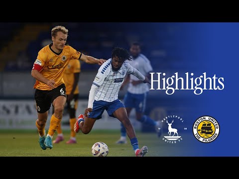 Highlights | Hartlepool United 1-1 Boston United