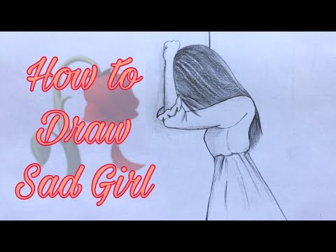 How to Draw a Sad Girl | Pencil Sketch | Step by Step