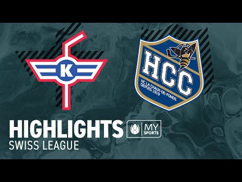 Kloten vs. La Chaux-de-Fonds 5:4 - Highlights Swiss League | Playoff-Viertelfinal, Spiel 1
