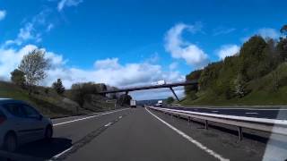Drive From Dunfermline To Perth Perthshire Scotland