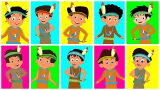 ten little indians | the numbers song | learn nursery rhymes | kids songs | baby rhyme | kids tv