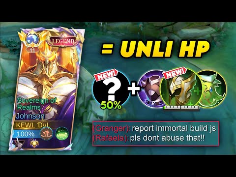 WHEN GLOBAL JOHNSON ABUSE THIS NEW SUSTAIN BUILD AND EMBLEM 2025 - MLBB