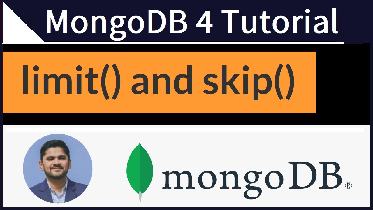 MongoDB LIMIT() with SKIP() in a single query | MongoDB Tutorial for Beginners