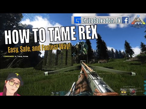 How to tame Rex (Easy, Safe & Fastest Way) ARK PC and ARK Mobile