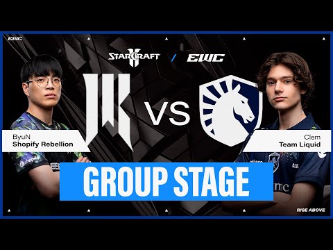 ByuN vs. Clem | StarCraft II at EWC 25 - Day 1 -  Group Stage
