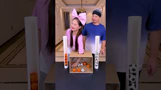 Ball Touching Challenge Episode 4: Dad Vs. Mom, Who Wins? #Partygames#Funnyfamily