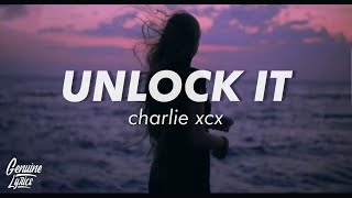 Charli XCX - Unlock It (Lyrics) &quot;lock it lock it&quot; (tiktok)