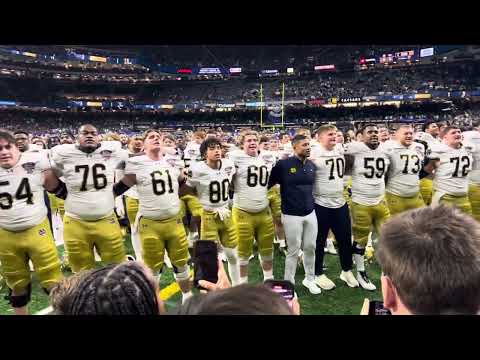 Marcus Freeman Celebrates: Notre Dame Our Mother