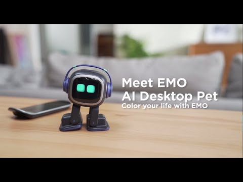 ROBOT DE COMPAGNIE EMO LIVING.AI ASSISTANT À LA PERSONNE (ANGLAIS) - ROBOT EMO + SKATEBOARD DE RECHARGEMENT PAR INDUCTION_4