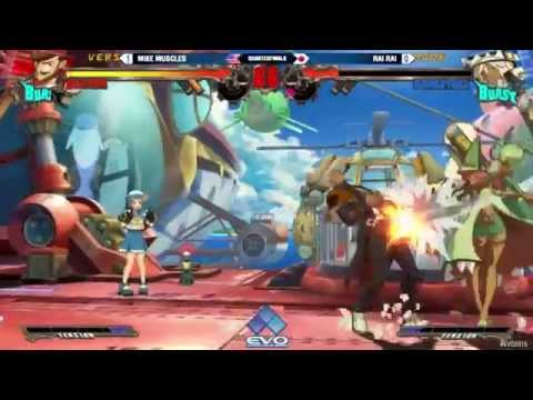 EVO 2015 GGXRD - Mike Muscles (SL) vs Rai Rai (RA)