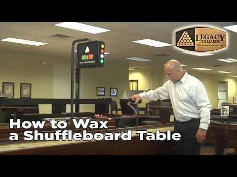 How to Wax a Shuffleboard Table
