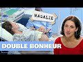Naissance à la maternité - L'accouchement de Magalie qui donne vie à des jumeaux