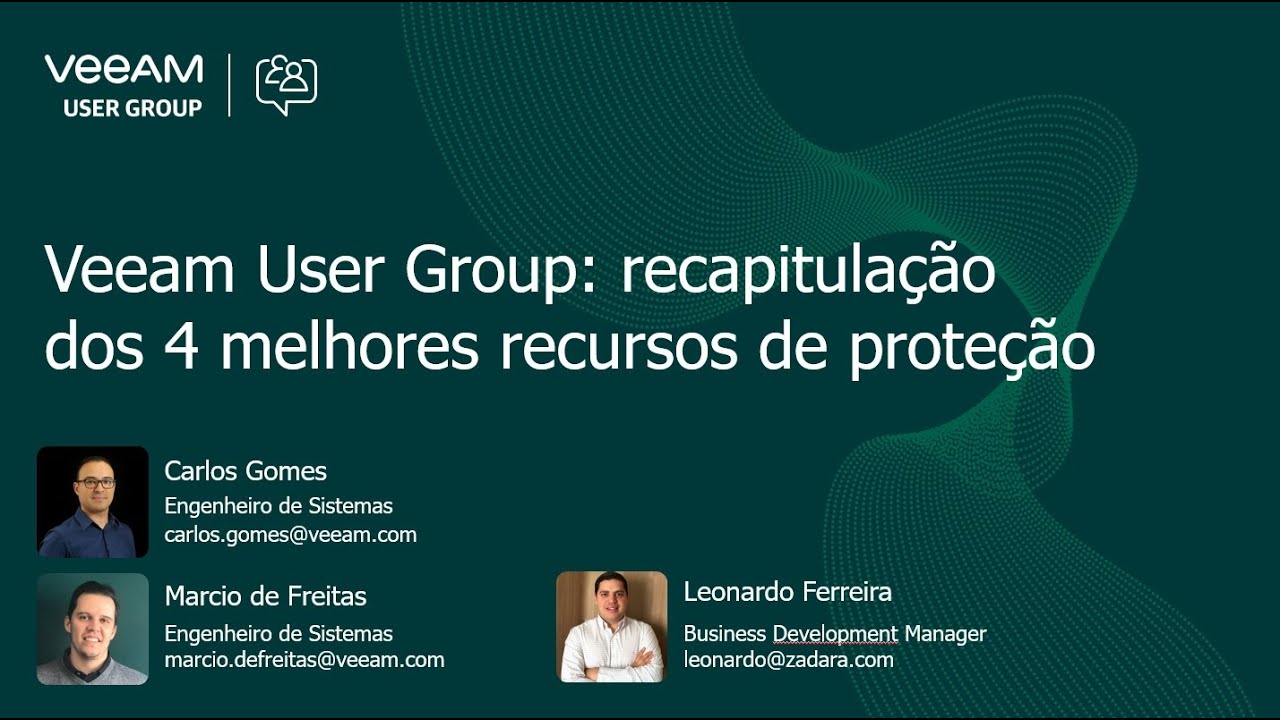 Veeam User Group Brasil video