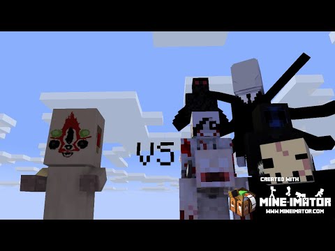 (13+) SCP 173 vs Creepypastas Minecraft Animation (SCP vs Creepypasta)