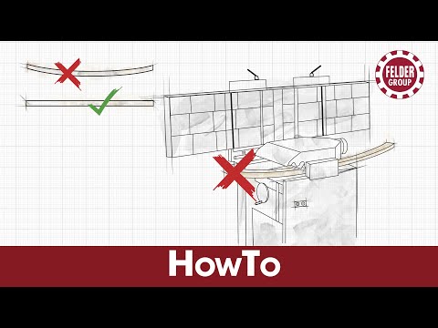 Arbeitstechnik: Schläge am Werkstück beim Dickenhobeln vermeiden | Felder Group HowTo