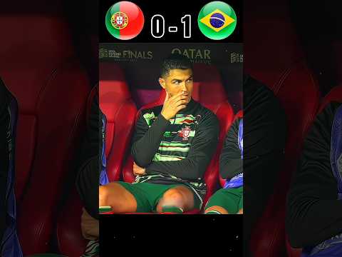 Ronaldo injury 🤕 Portugal vs Brazil 💥🤯 __ Ronaldo vs Neymar Jr 🥶 who is win _ _shorts _ronaldo