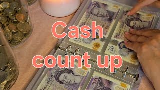 Cash count up #budgeting #cashstuffing #savingschallenges #howtosavemoney #howtobudget 