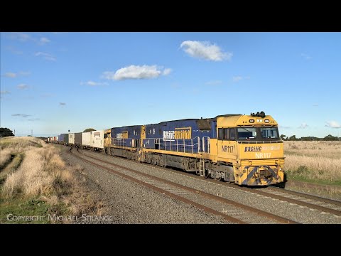 6MP4 TOLL / Pacific National Intermodal Container Train (27/5/2022) - PoathTV Australian Railways
