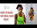 Breathable Face Mask Sewing Tutorials How To Make Nose Mask Home Made Face Cover