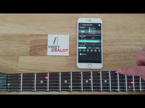 Notes & Scales - Fret Zealot app feature