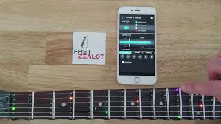 Notes & Scales - Fret Zealot app feature