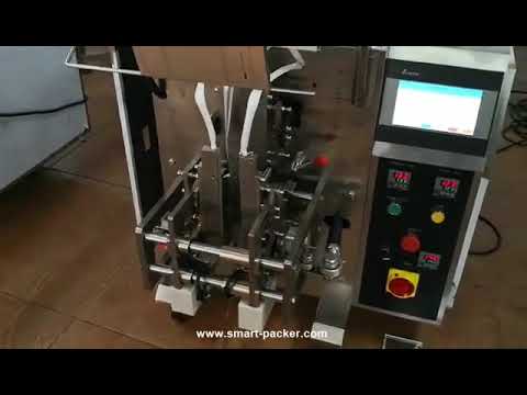 Saco vertical do cliente do russo que empacota a máquina teste video