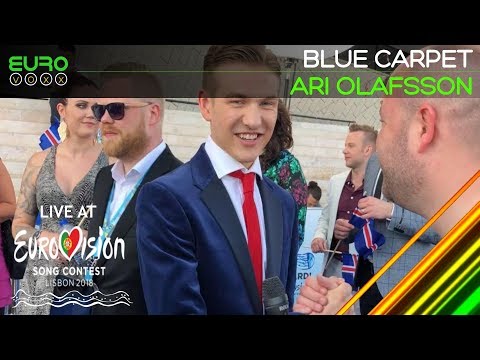 Ari Ólafsson (Eurovision 2018 Blue Carpet interview) | Iceland Eurovision 2018