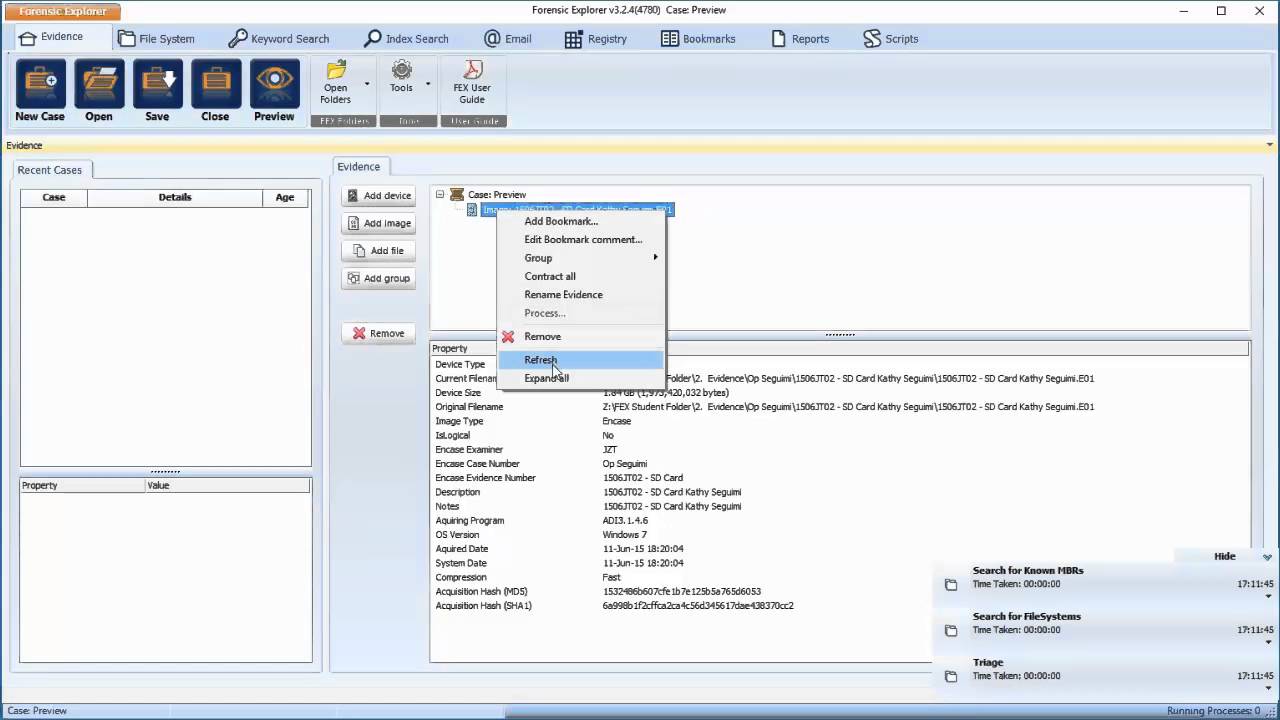 Evidence Module - Add Image