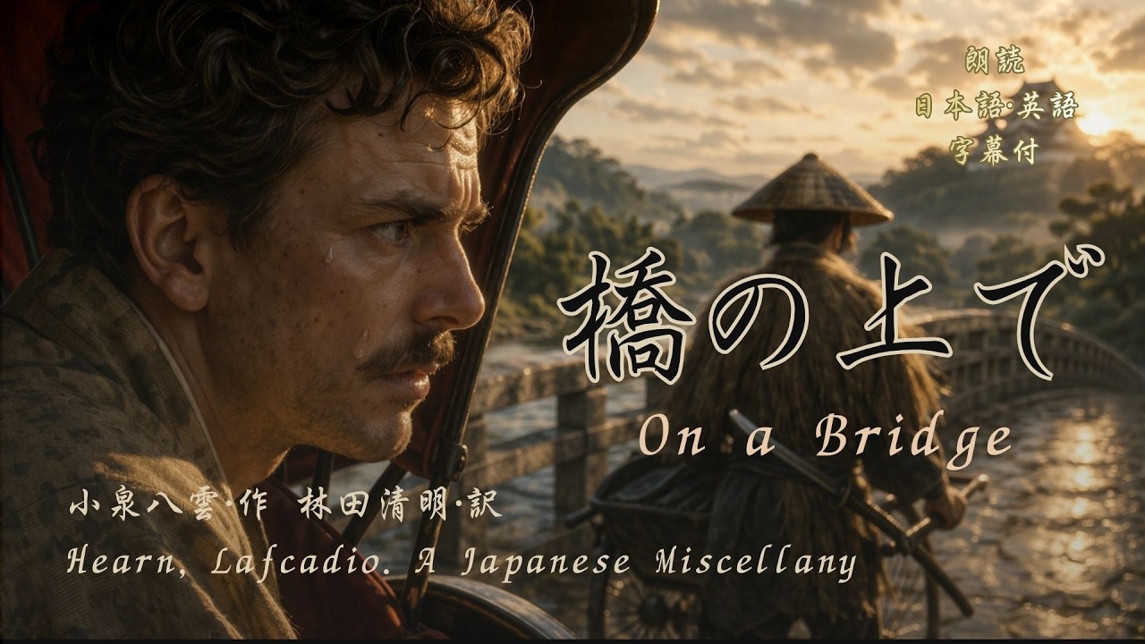 【朗読】橋の上で｜小泉八雲｜訳・林田清明｜朗読・須山里華（字幕・画像つき）