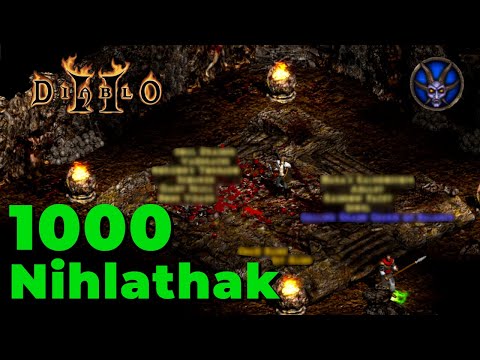 Diablo 2 LOD - 1000 Nihlathak runs!! - Farming torches: Part 3