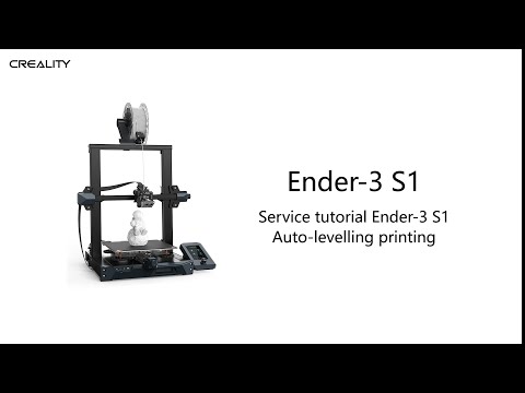 Service tutorial Ender-3 S1   Auto-leveling printing