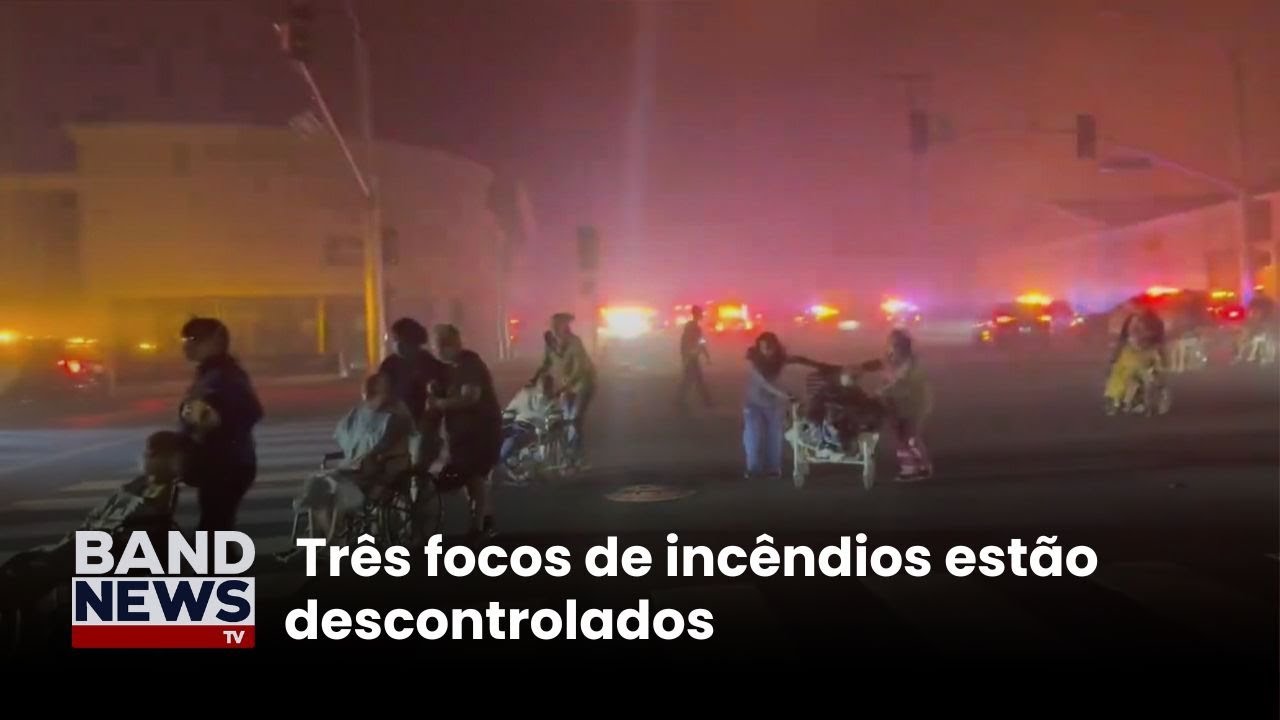 Seis focos de incêndio seguem ativos na califórnia | BandNewsTV