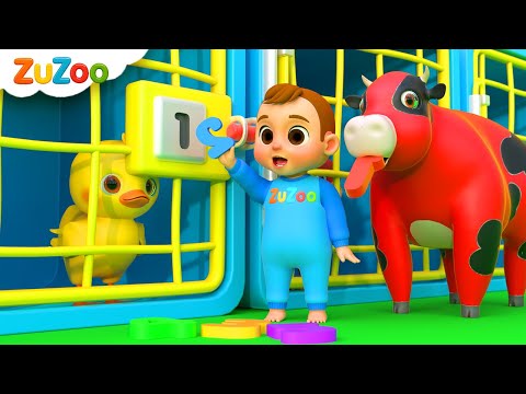 Animal Dance Song - Farm Animals Cartoon for Kids | ZuZoo Nursery Rhymes & Kids Songs